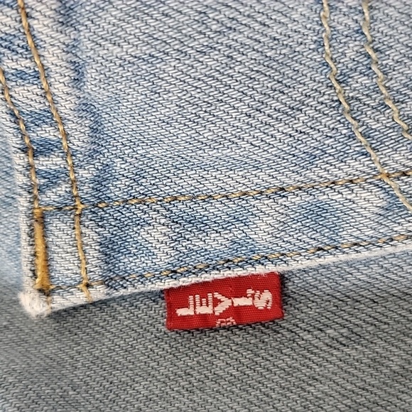 Levi's Size 25 Waist 501 Original Cropped Ripped Women's Jeans, Exc. Used Cond. - Picture 10 of 14